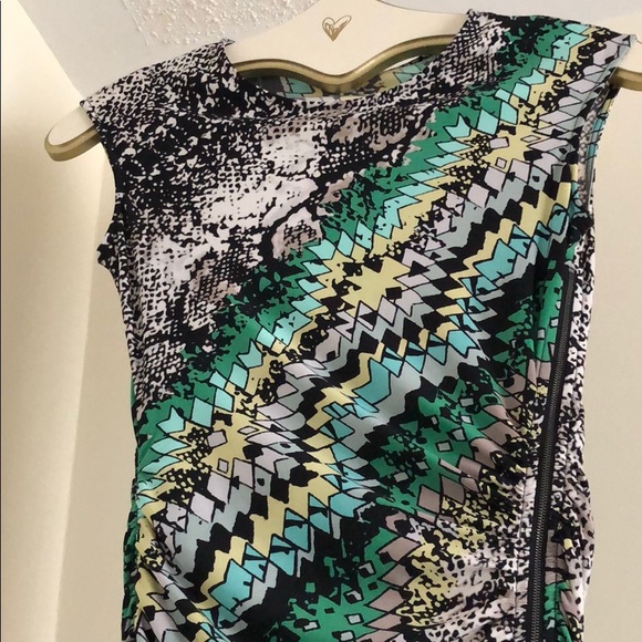 Cool Print Zipper Dress - Picture 2 of 5